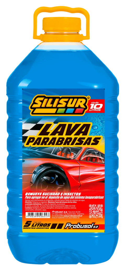 SILISUR Lavaparabrisas (Rinde 10 lts)….2 un x 5 litros