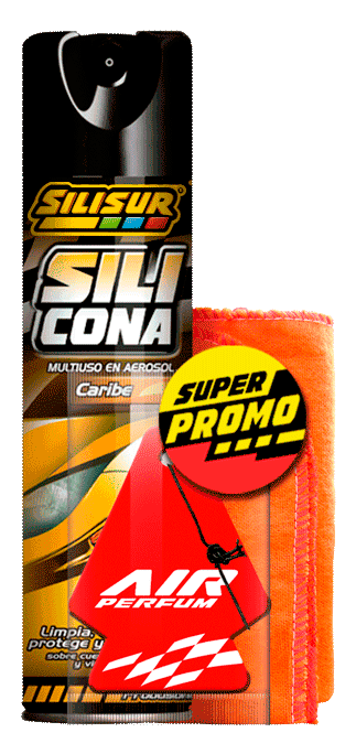 C1: Silicona aerosol Surtido+ Pinito + franela….x 12 Unid.