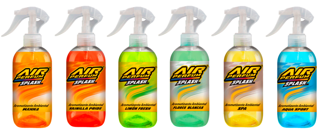 AIR PERFUM SPLASH SURTIDO Nuevo !!….6 un x 250 cc