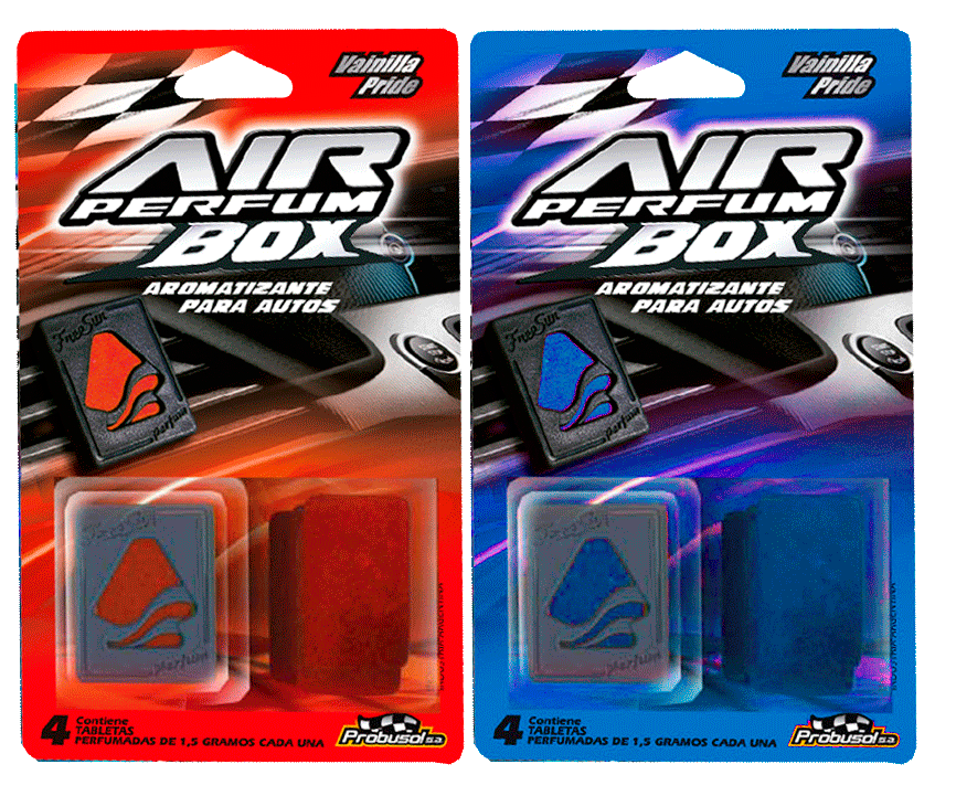 AIR PERFUM Box Desodorante Azul Marino….24 x 4 tabletas