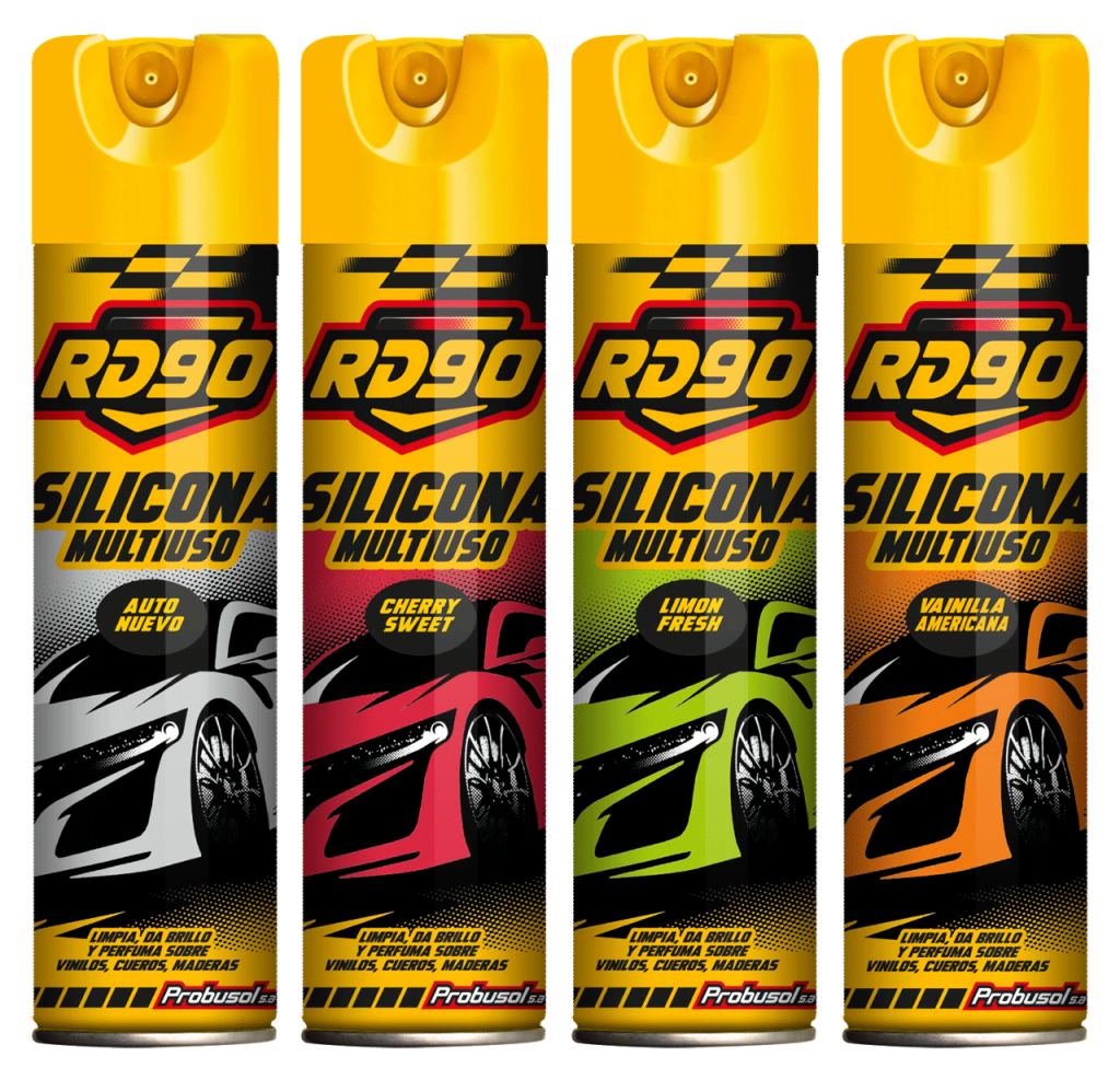 RD90 Silicona Auto Nuevo….12 un x 260 grs.