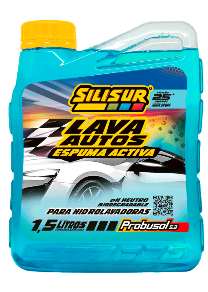 SILISUR Shampoo Espuma Activa (Hidrolavadora)….4 un x 1500 cc