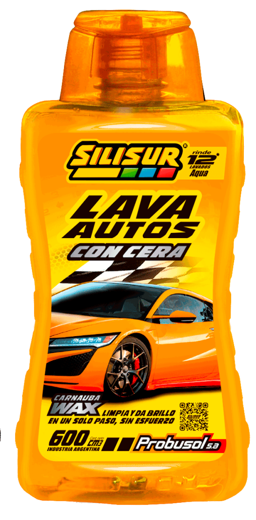 SILISUR Shampoo con Cera Carnauba Fr. Aqua….12 un X 600 CC.