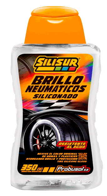 SILISUR Gomas Brillo Siliconado ….12 un X 350 cc.