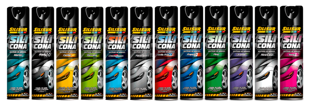 SILISUR Silicona Aerosol SURTIDO….12 un x 260 grs.