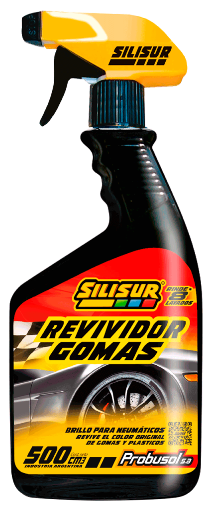SILISUR Gomas Brillo Revividor Siliconado Gatillo 500….10 un x 500 cc.