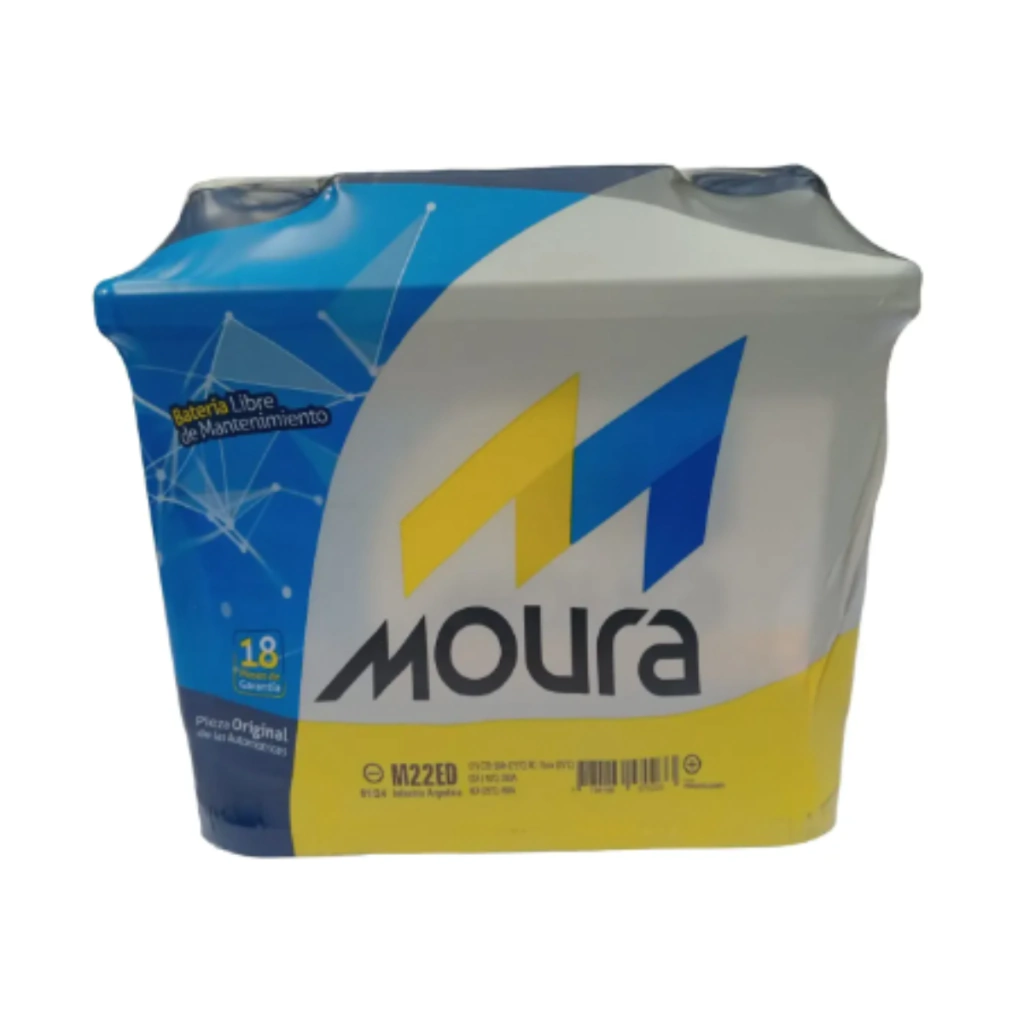 BATERIA M22ED 50AH FIAT TODOS/COBALT/PRISMA/ECOSPORT----12X50--18D--50--75--390