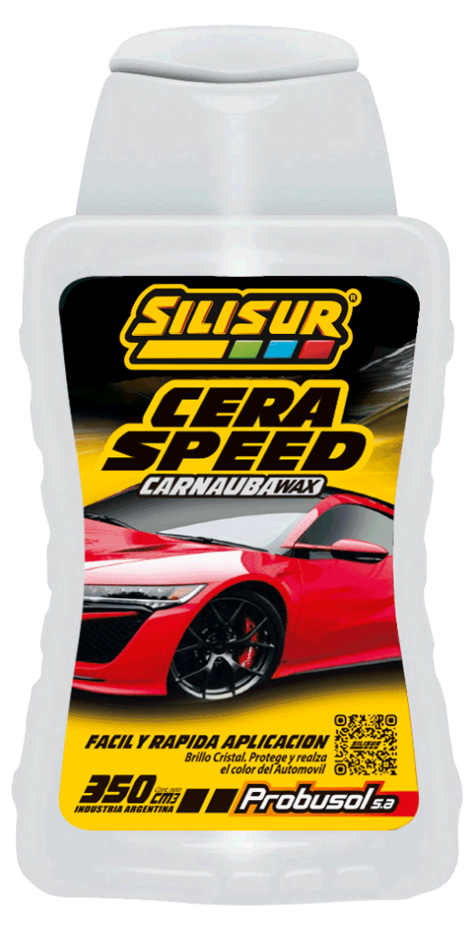 SILISUR Cera Speed con Carnauba x 350 cc….12 un x 350 cc.