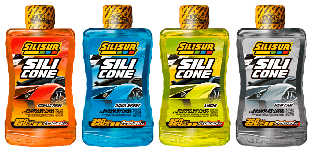 SILISUR Silicona Liquida SURTIDA 350 cc….12 un x 350 cc.