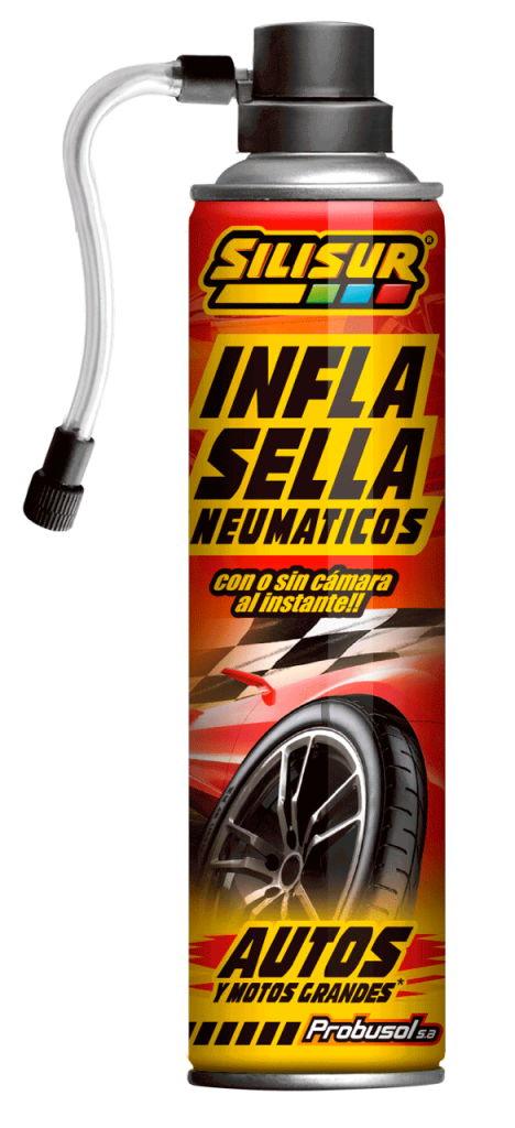 SILISUR Infla Sella Cubiertas Autos ….12 un x 300 grs.