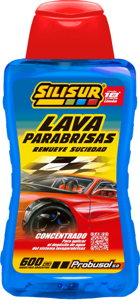 SILISUR Lavaparabrisas Concentrado Rinde 15 L ….12 un X 600 cc