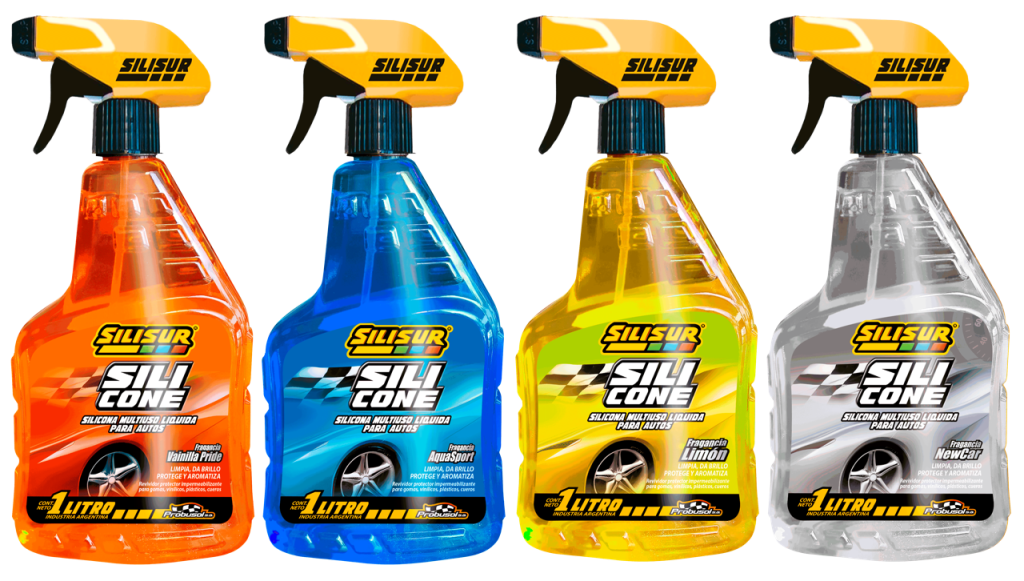 SILISUR Silicona Perfumada Liquida GATILLO Aqua Sport ….10 un x 500 cc.