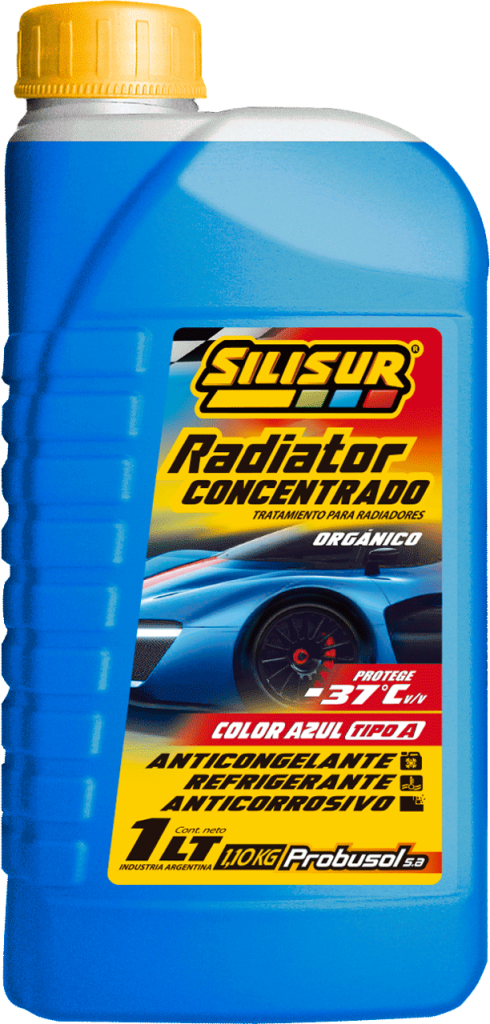 SILISUR Ice Cool Anticongelante - Refrigerante - Concentrado al 97% Cumple Norma 41368 ….6 un x 1 litro