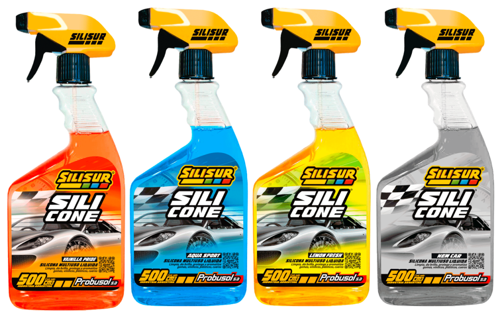 SILISUR Silicona Perfumada liquida GATILLO Aqua spot….6 un x 1 litro