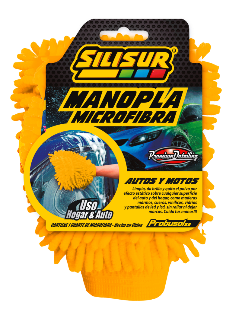 Manopla Microfibras Auto y Motos ( 15*23)…. x 12 Unid.