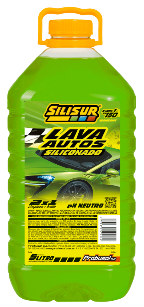 SILISUR Shampoo Siliconado Manzana….2 un x 5 litros