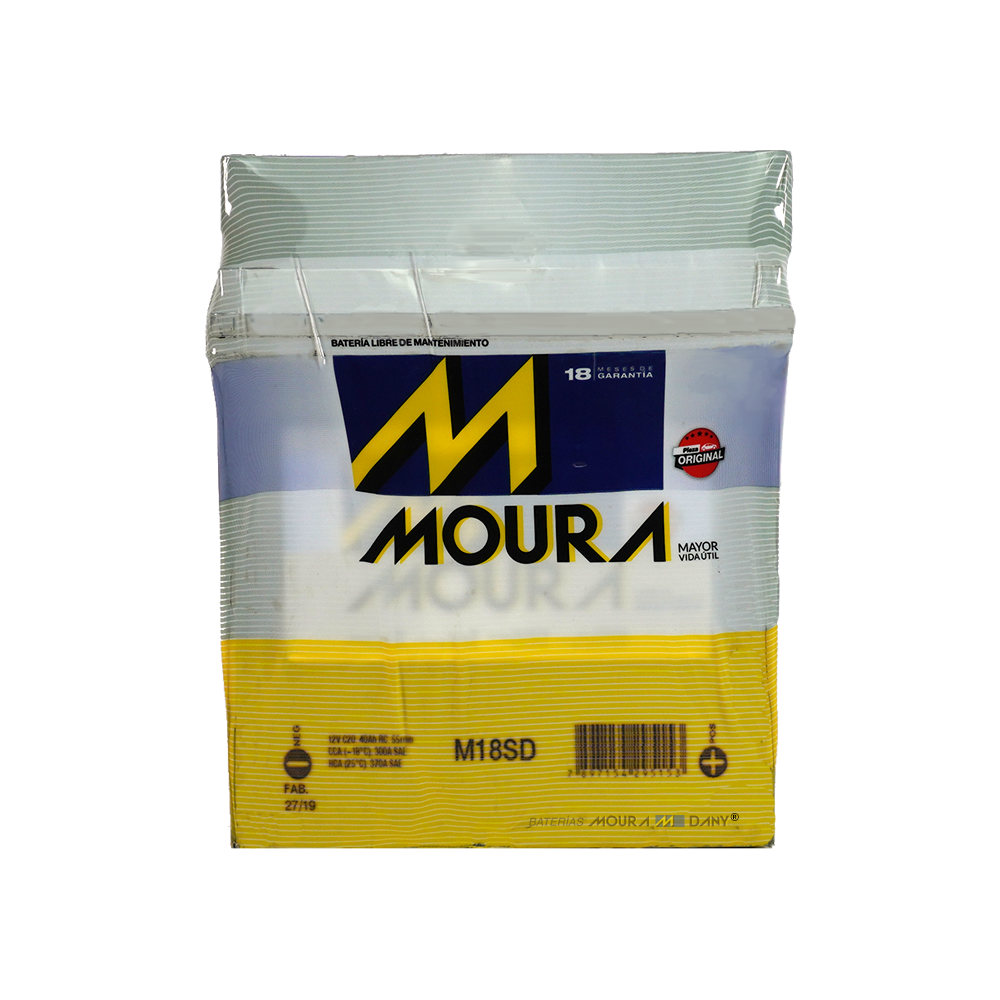 BATERIA 12V40A HONDA FIT BORNE GRUESO----12X40 (H FIT)--18D--40--55--300