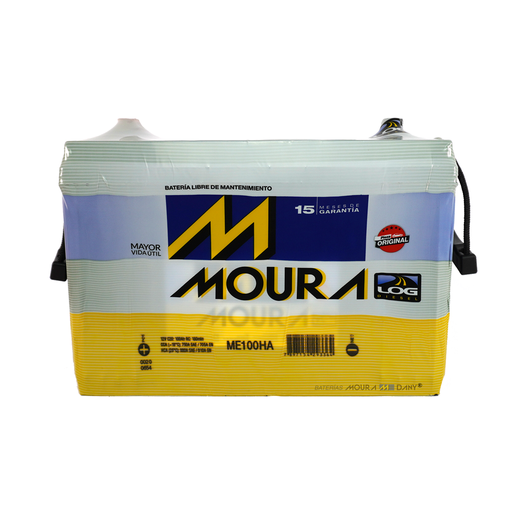 BATERIA 12V 100A CCA 750 CAMIONES MB/ IVECO----12X110--15I--100--180--750
