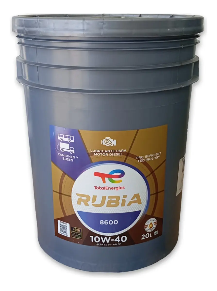 RUBIA 8600 10W40 20L TOTAL AR