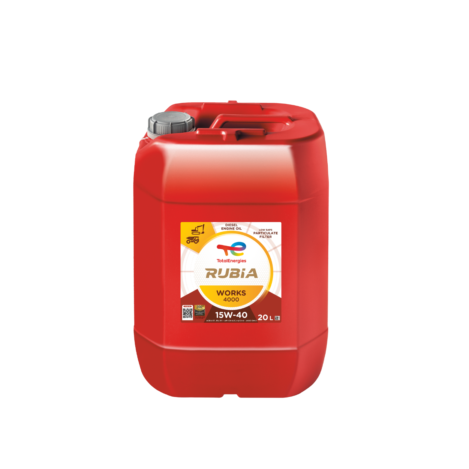 RUBIA WORKS 4000 15W40 20LP TOTAL AR